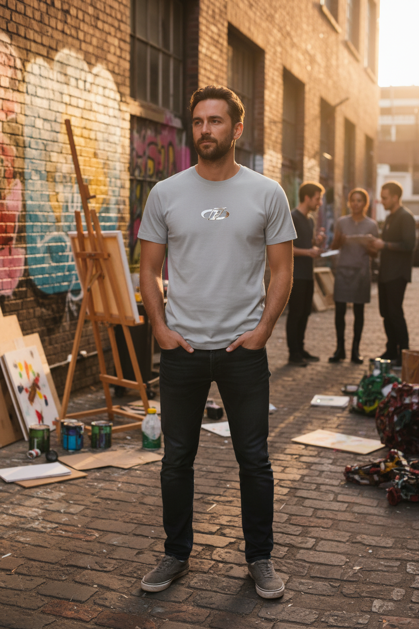 Creative Outdoor - Light Gray Tee