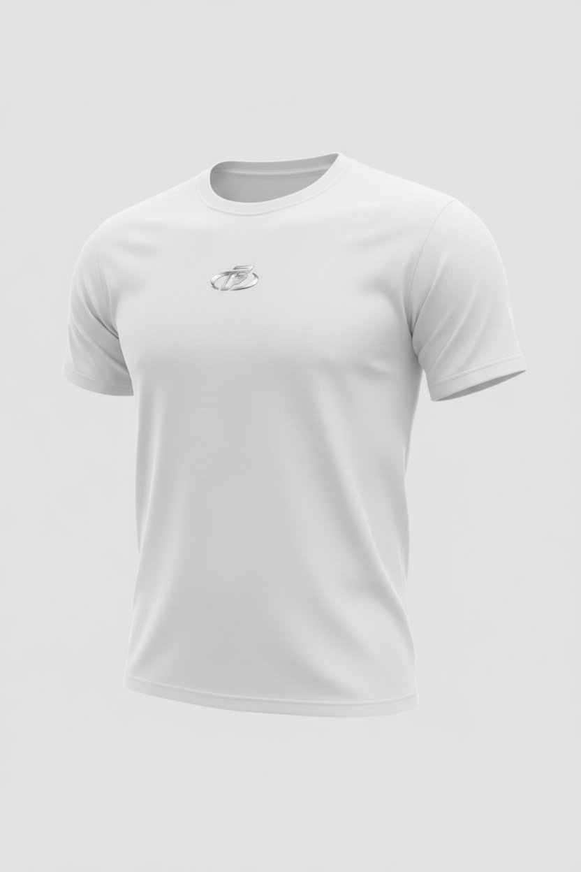 FAKE Essential White Fitted Tee